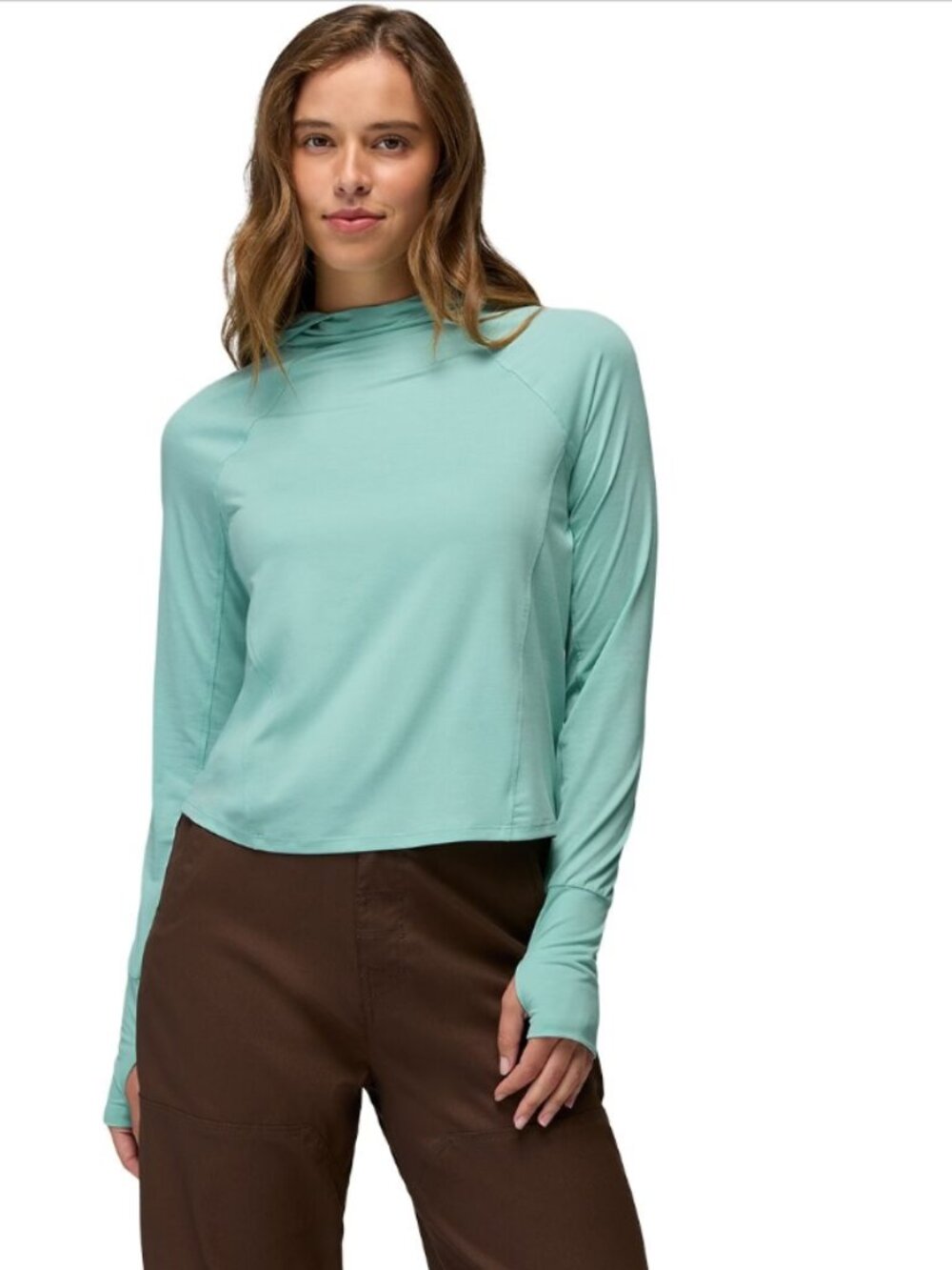 prAna Sol Searcher Sun Hoodie | Sea Glass Green | NWT | XL